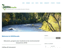 Tablet Screenshot of greenevada.org